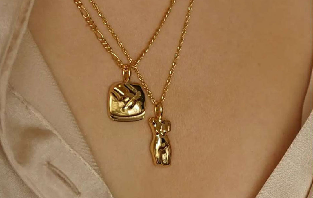 Body Necklace "Art Chic"